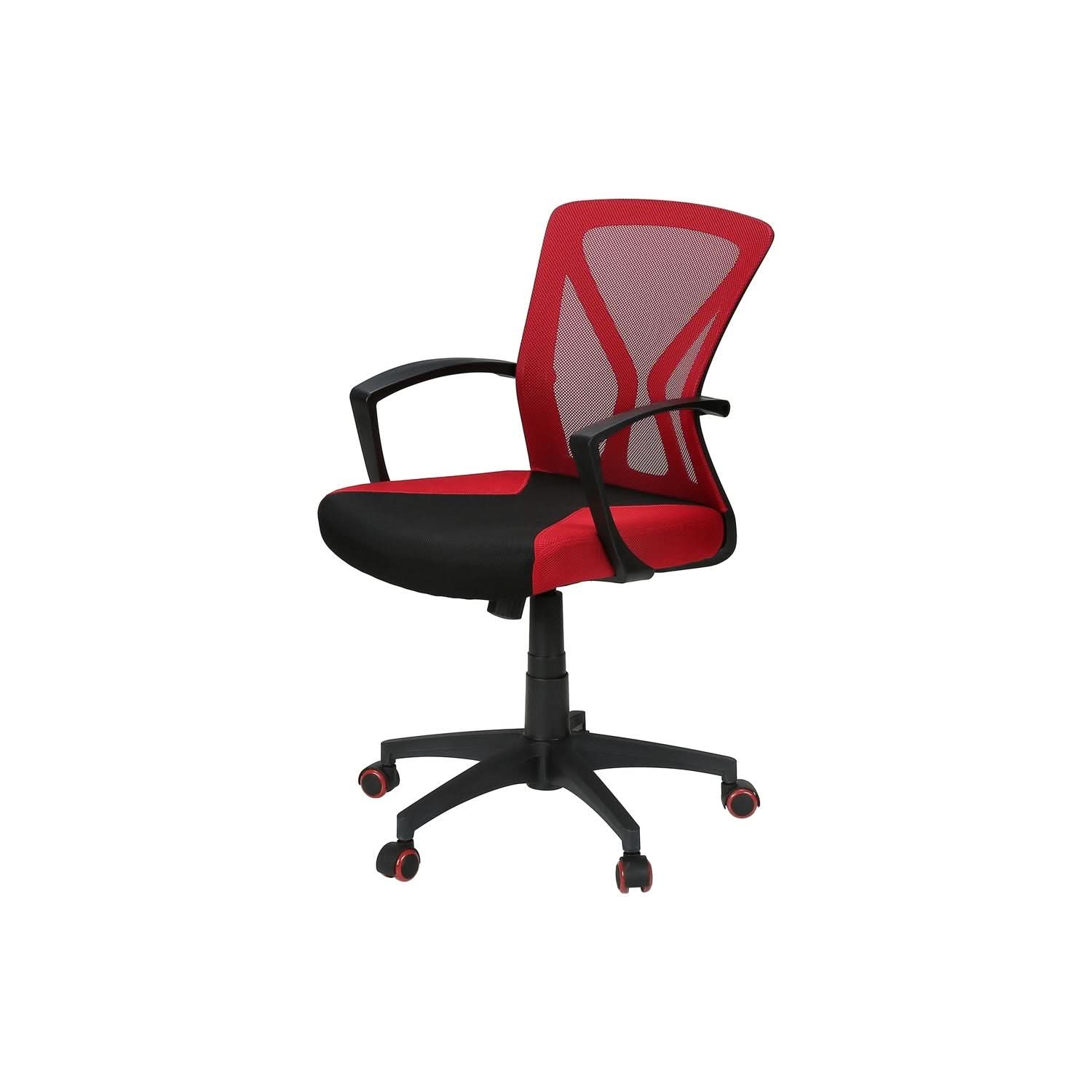 Office Chair With Adjustable Height, Swivel - Black - Image 4