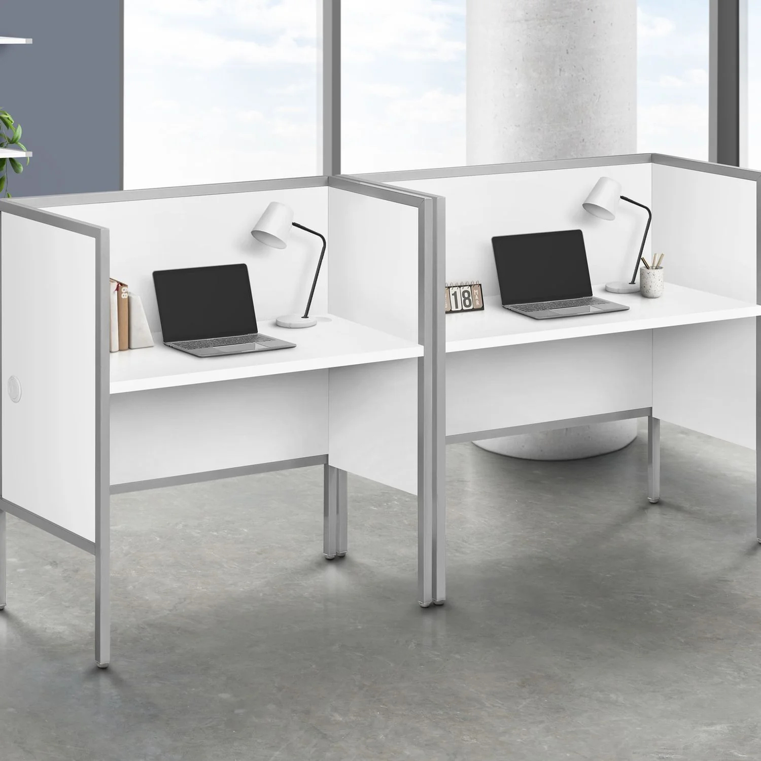 Office Cubicle, Desk, Commercial Grade, Contemporary & Modern - Image 5