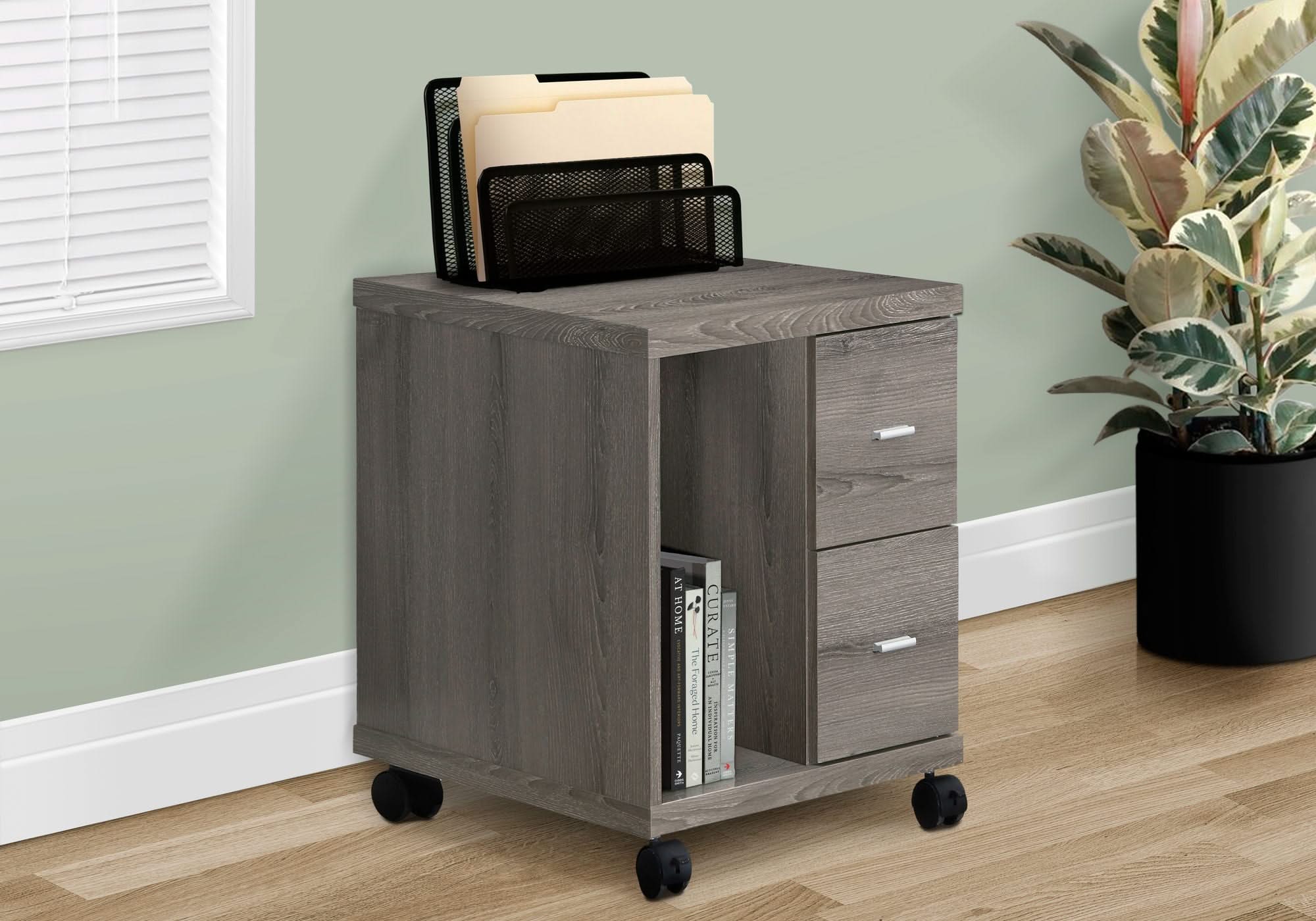 Office, File Cabinet, Printer Cart, Rolling File Cabinet, Mobile, Storage, Contemporary & Modern - Image 4