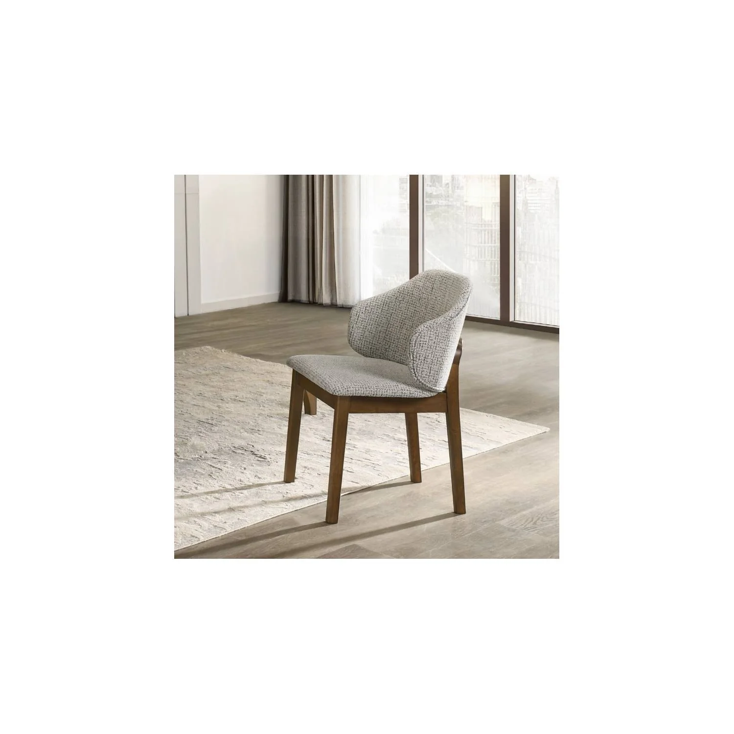 Oleia - Side Chair (Set of 2) - Multi / Walnut - Image 4