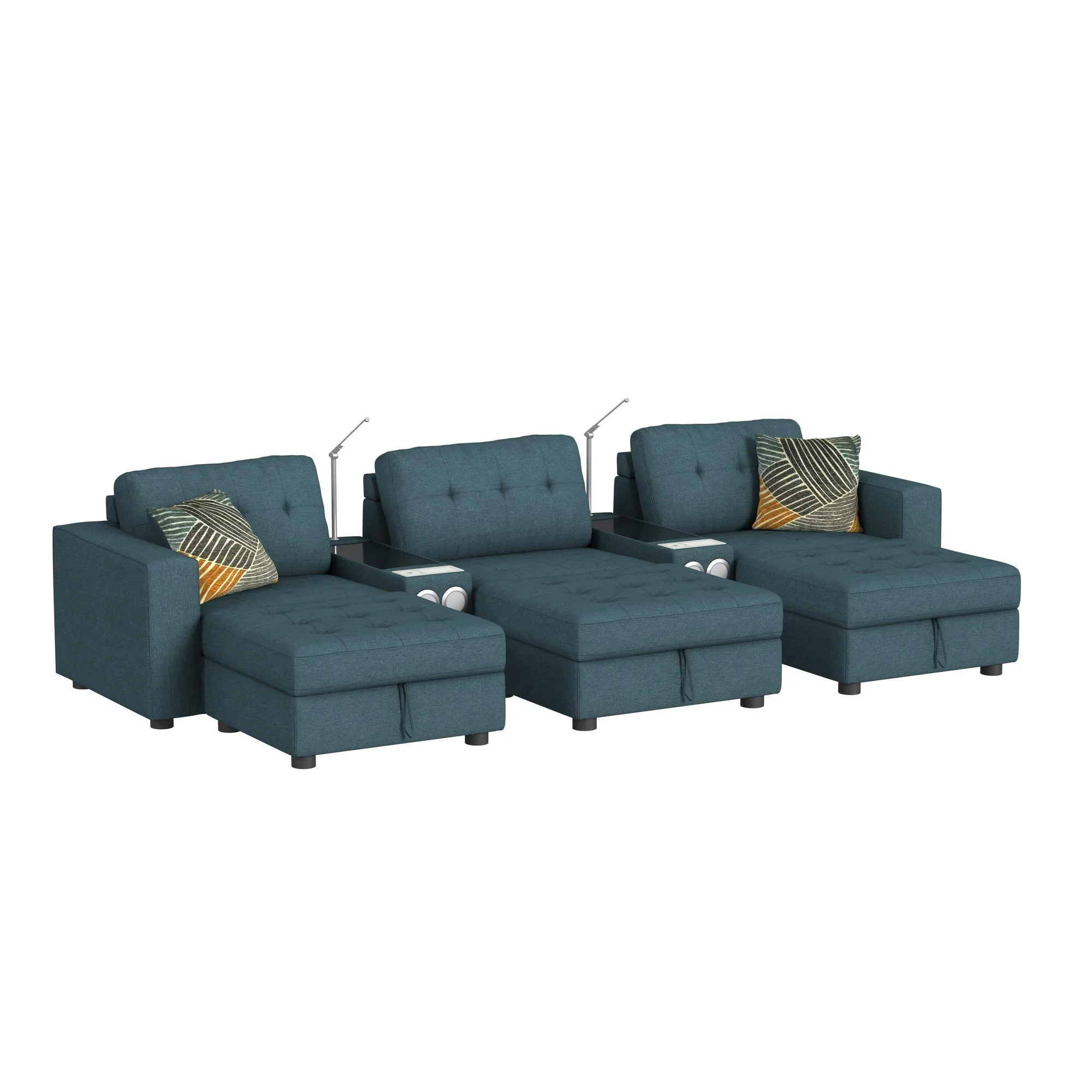 Options One - Living Room Set Sectional - Image 4