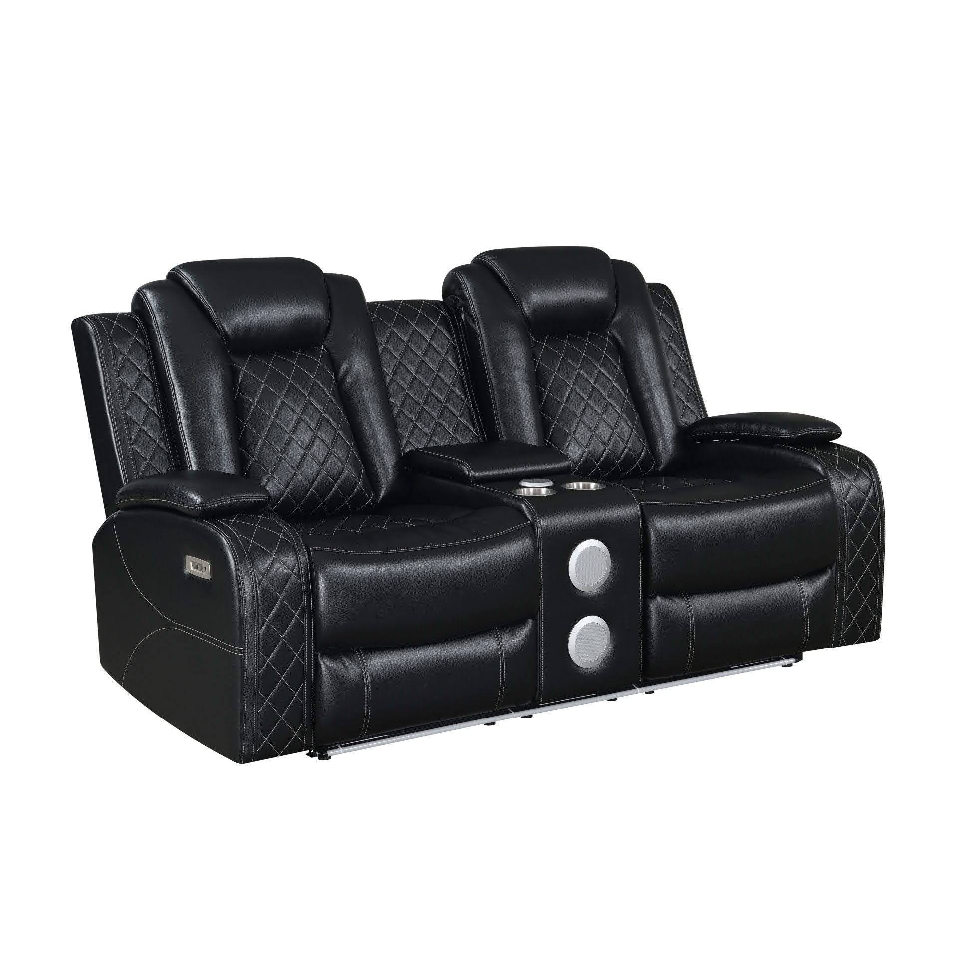 Orion II - Console Loveseat With Dual Recliners - Image 2