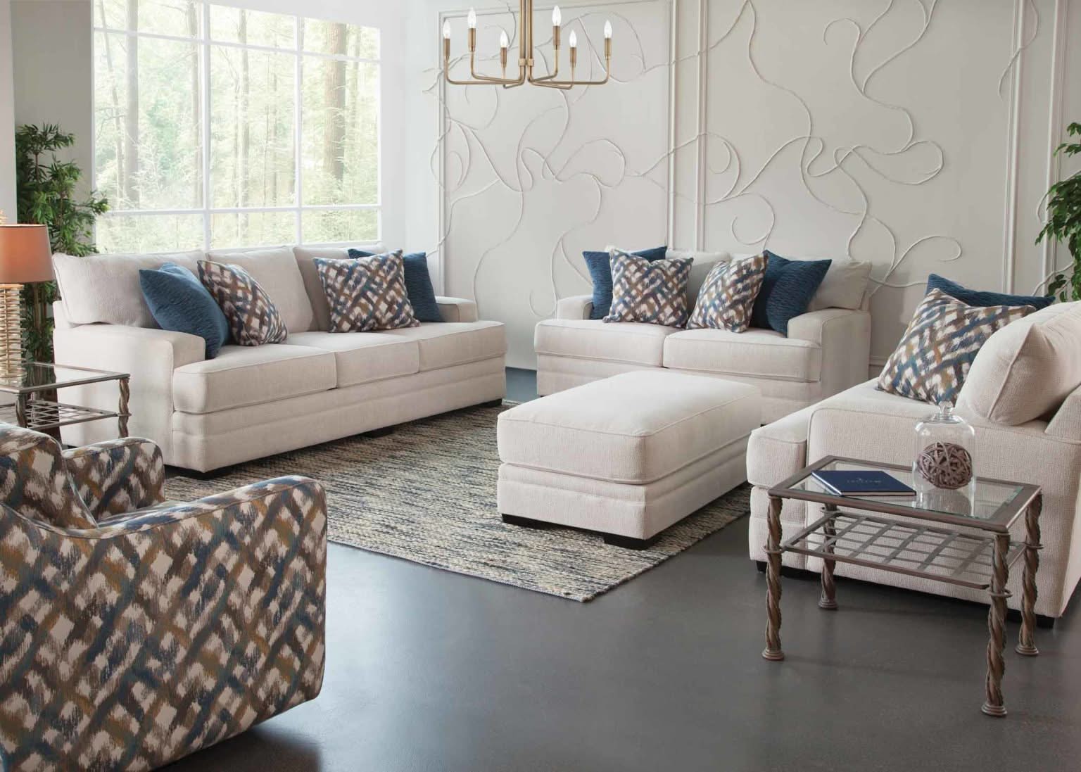 Orlando Snow Chair & 1/2 with Reversible Cushions and Deep Seating - Image 4