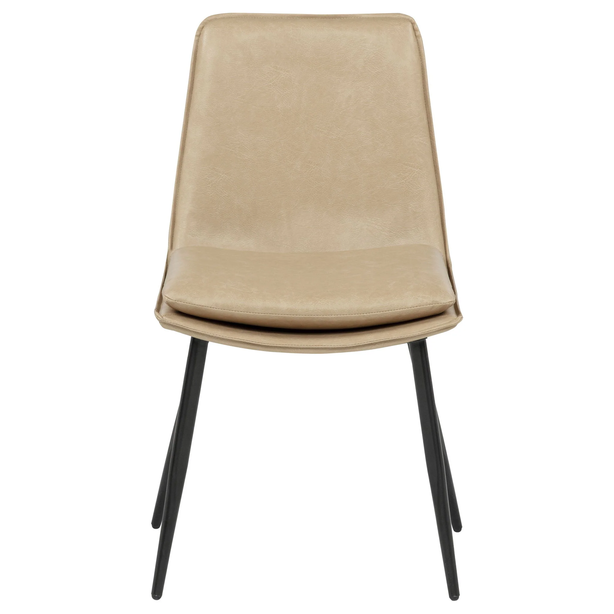Ortega Upholstered Dining Side Chair Tan (Set of 2) - Image 4
