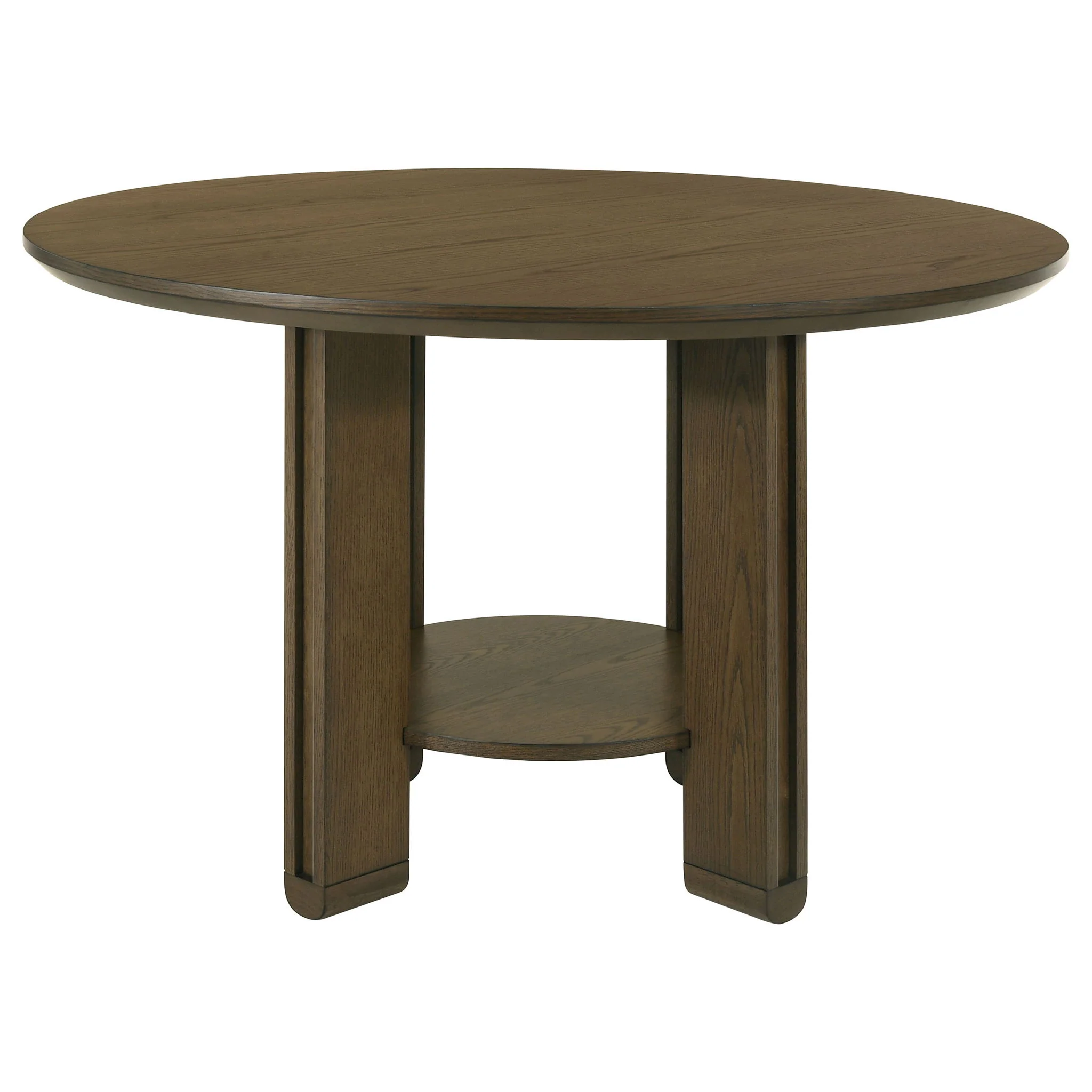 Ottowa 5-piece Round Wood Dining Room Table Set Brown - Image 3