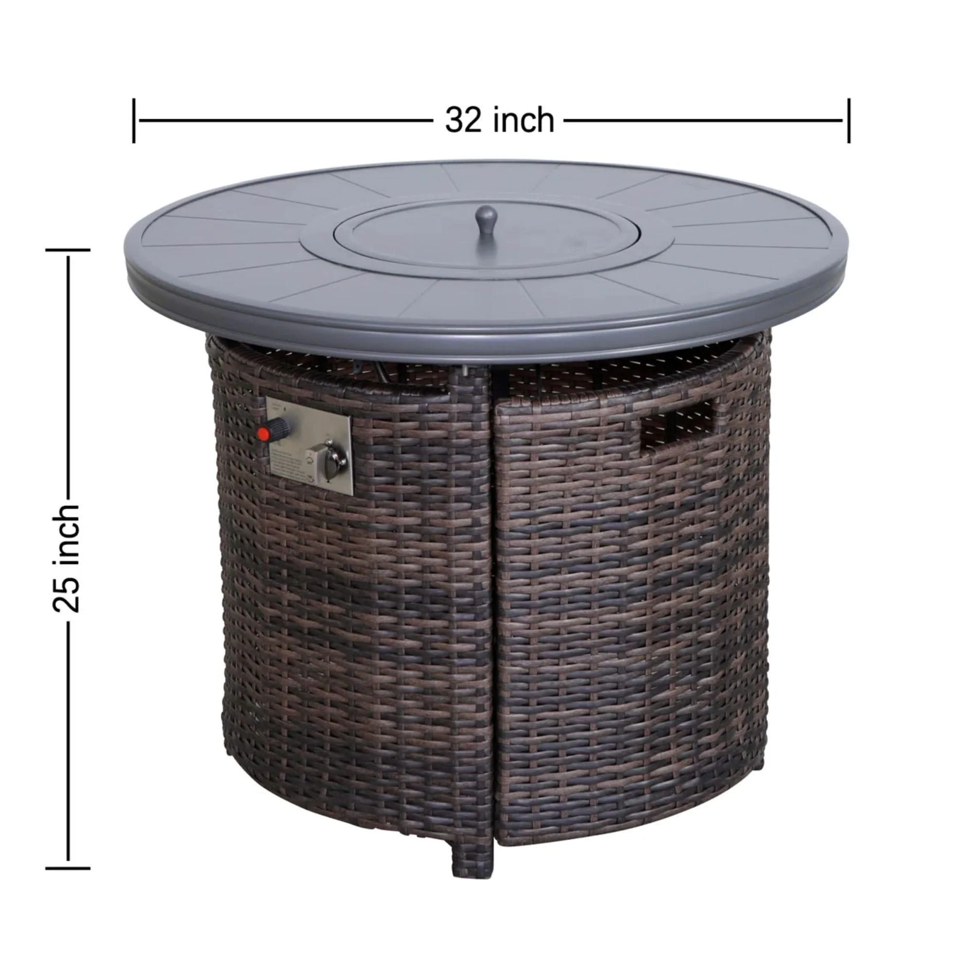 Outdoor Fire Pit Table With Lid - Image 3
