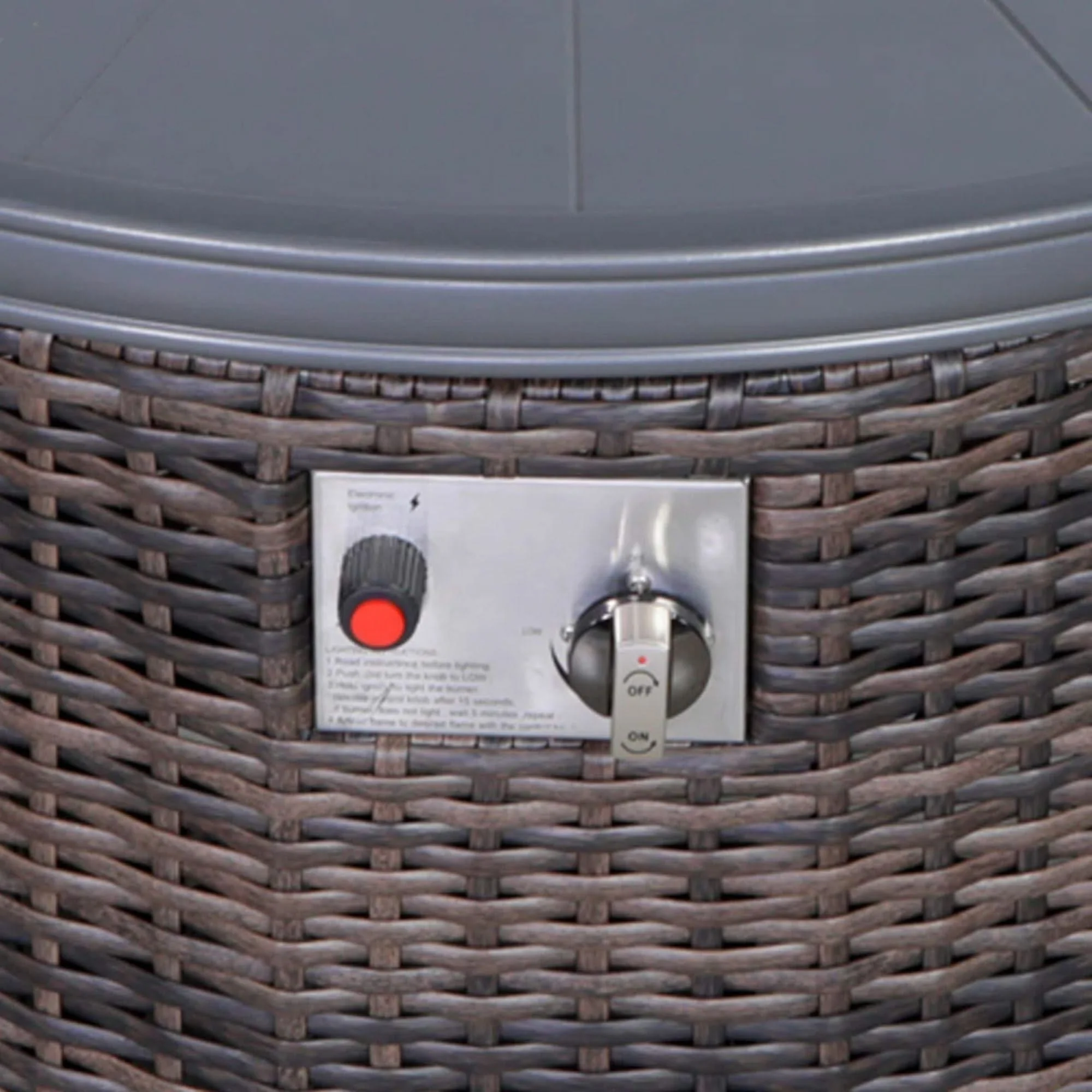 Outdoor Fire Pit Table With Lid - Image 7