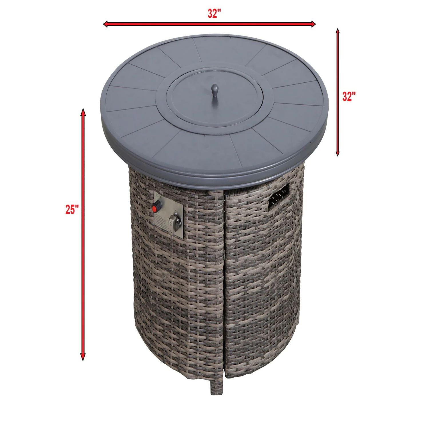 Outdoor Fire Pit Table With Lid - Image 8