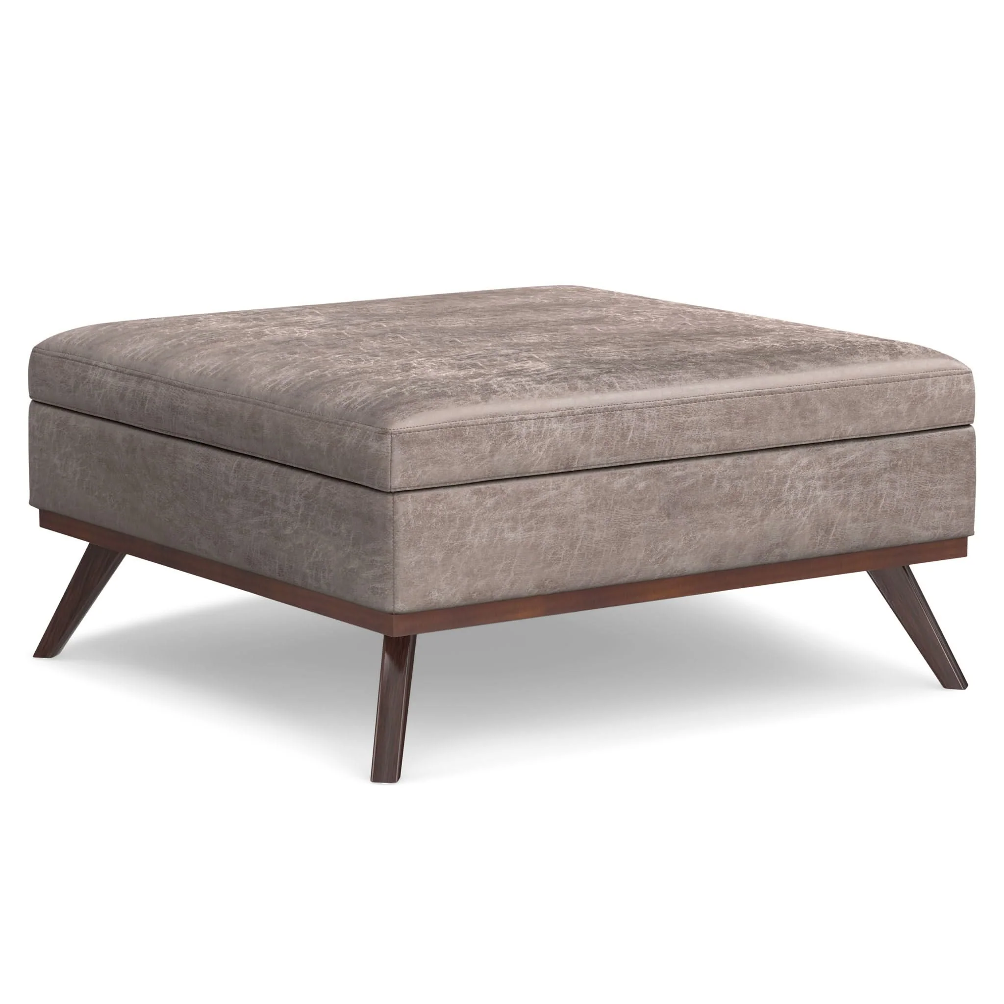 Owen - Multifunctional Square Coffee Table Storage Ottoman - Image 8