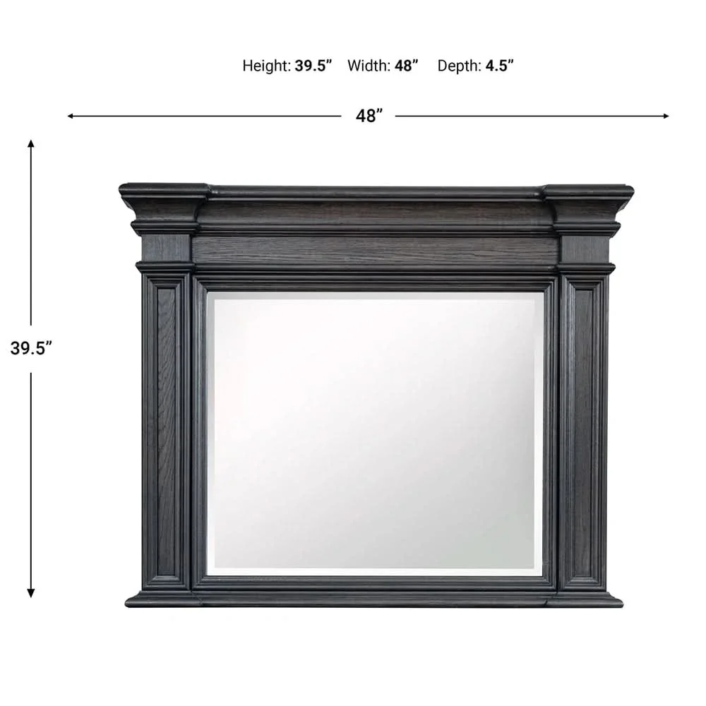 Palisade Brown Contemporary Mirror - Image 3