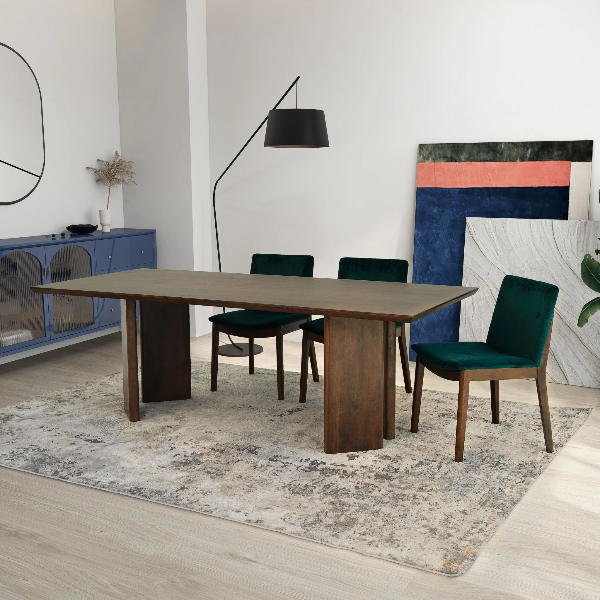 Paloma - Dining Table And 4 Side Chairs - Oak - Image 2