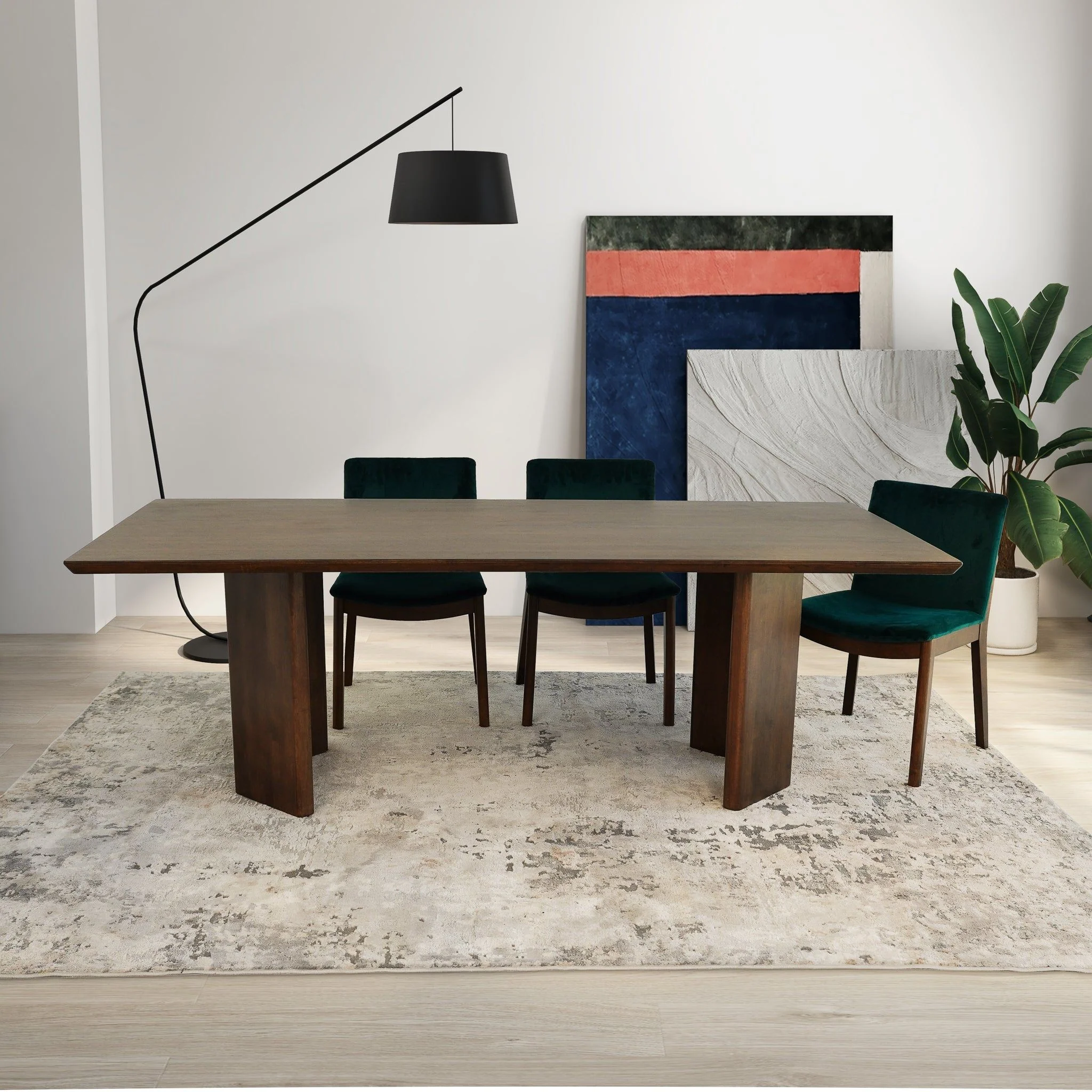 Paloma - Dining Table And 4 Side Chairs - Oak - Image 3