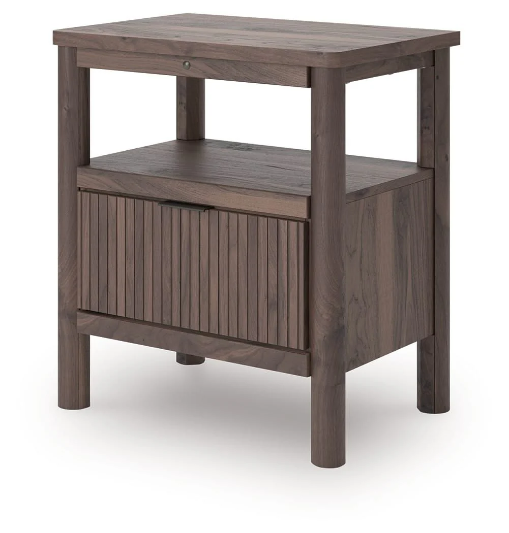 Pamytta - One Drawer Night Stand - Brown - Image 4