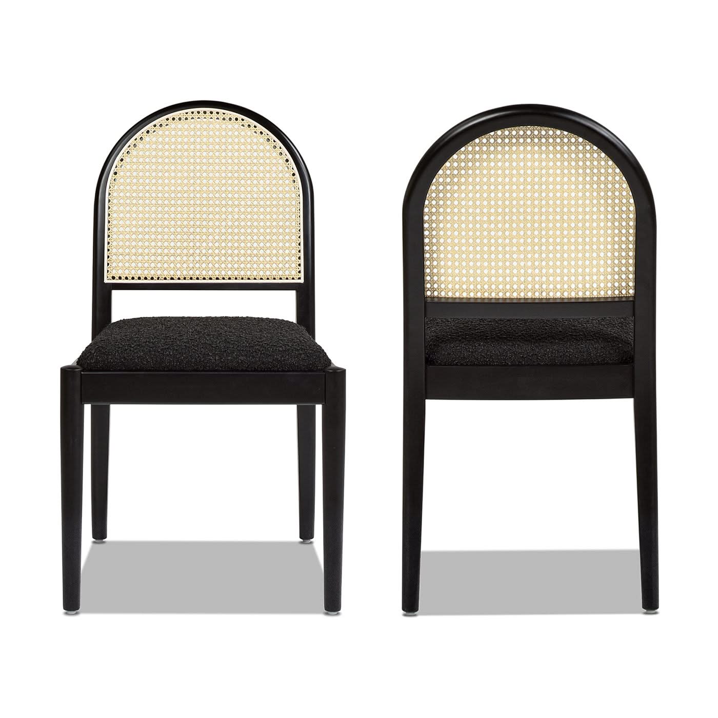 Panama - Curved Cane Side Dining Chair (Set of 2) - Image 6