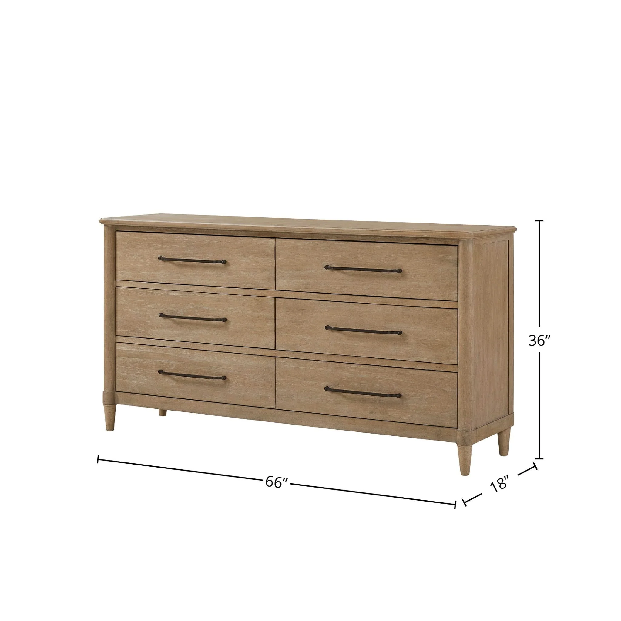 Panel Bedroom Set With 3 Drawer Nightstand, Casual Dresser, Cane Mirror, 3 Drawer Cane Front Chest And Bench - Image 2
