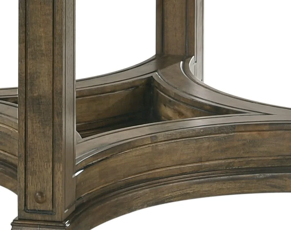 Parfield - Weathered Round Dining Table - Oak - Image 3