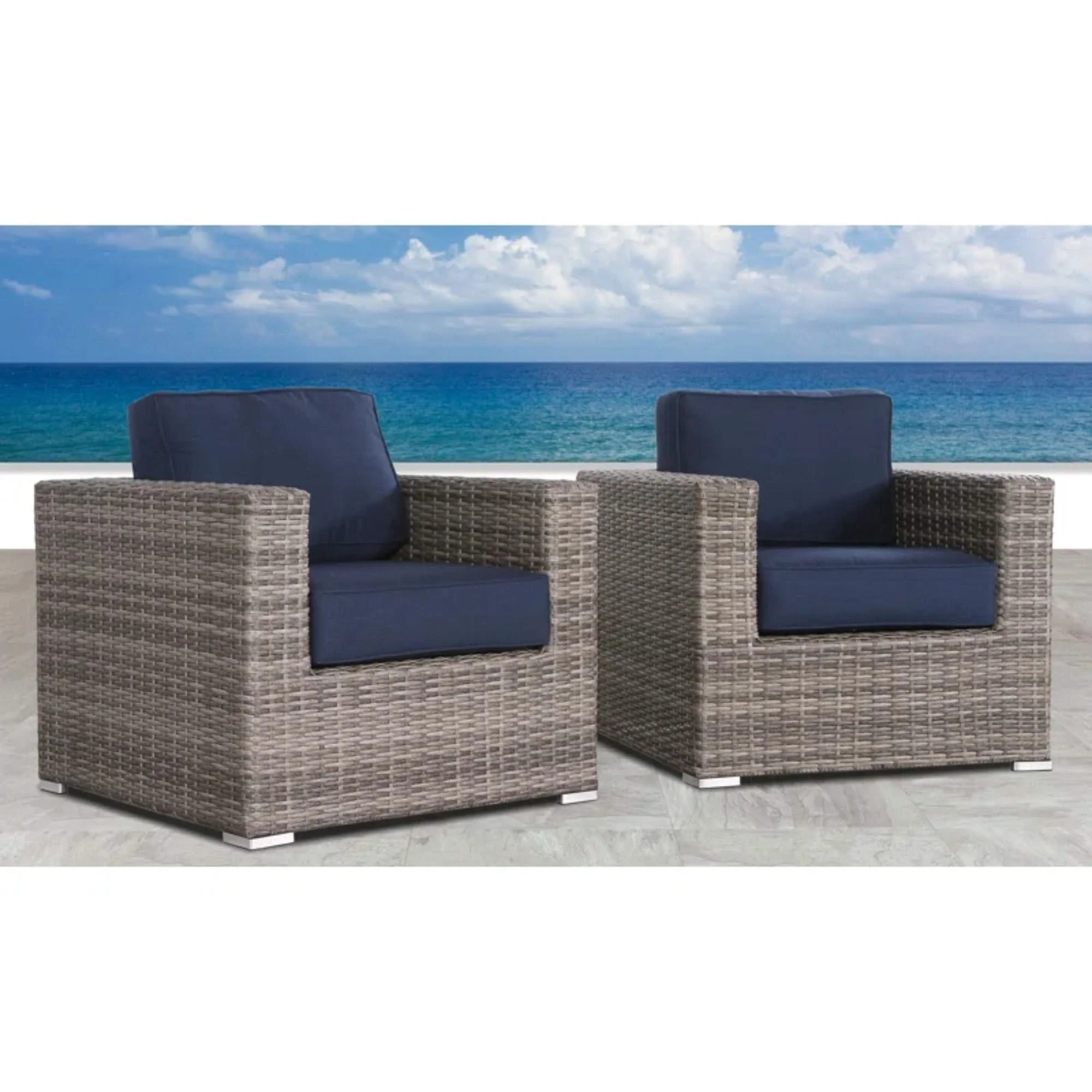 Patio Chair With Cushions Stylish Design - Image 15