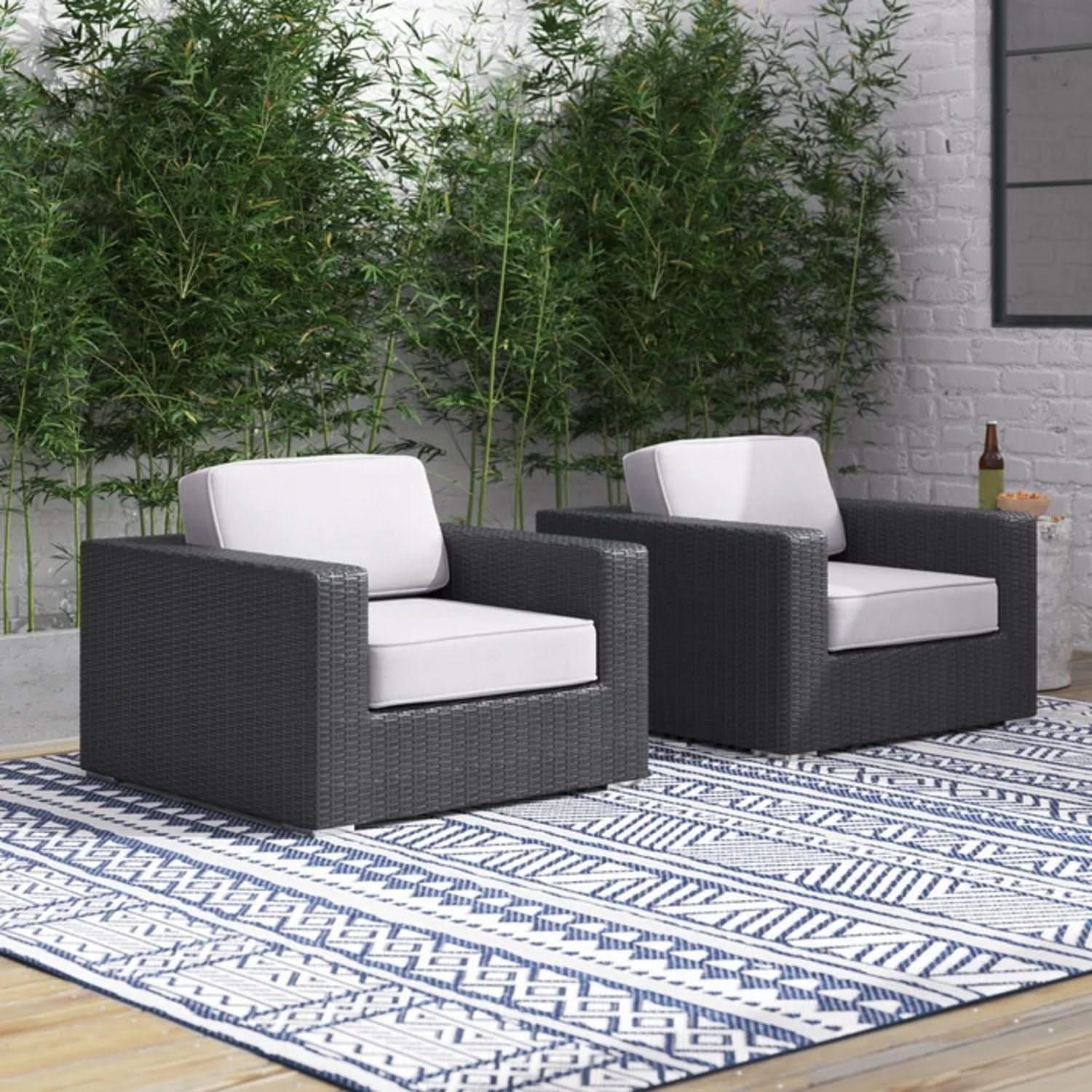 Patio Chair With Cushions Stylish Design - Image 19