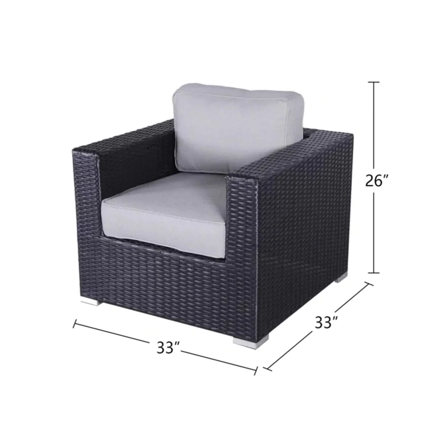 Patio Chair With Cushions Stylish Design - Image 25