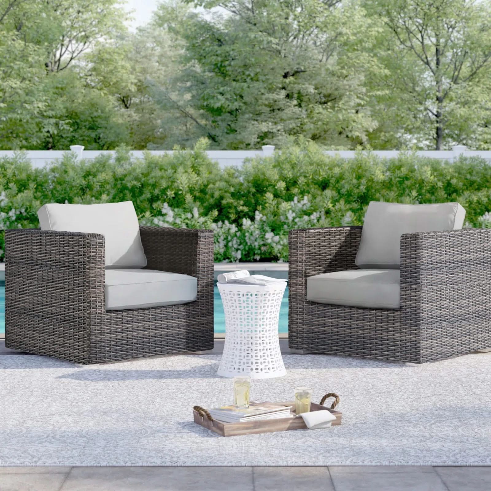 Patio Chair With Cushions Stylish Design - Image 28