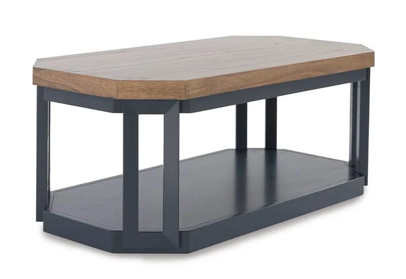 Landocken Brown/Blue Contemporary 3 PC Coffee Table Set - Image 4