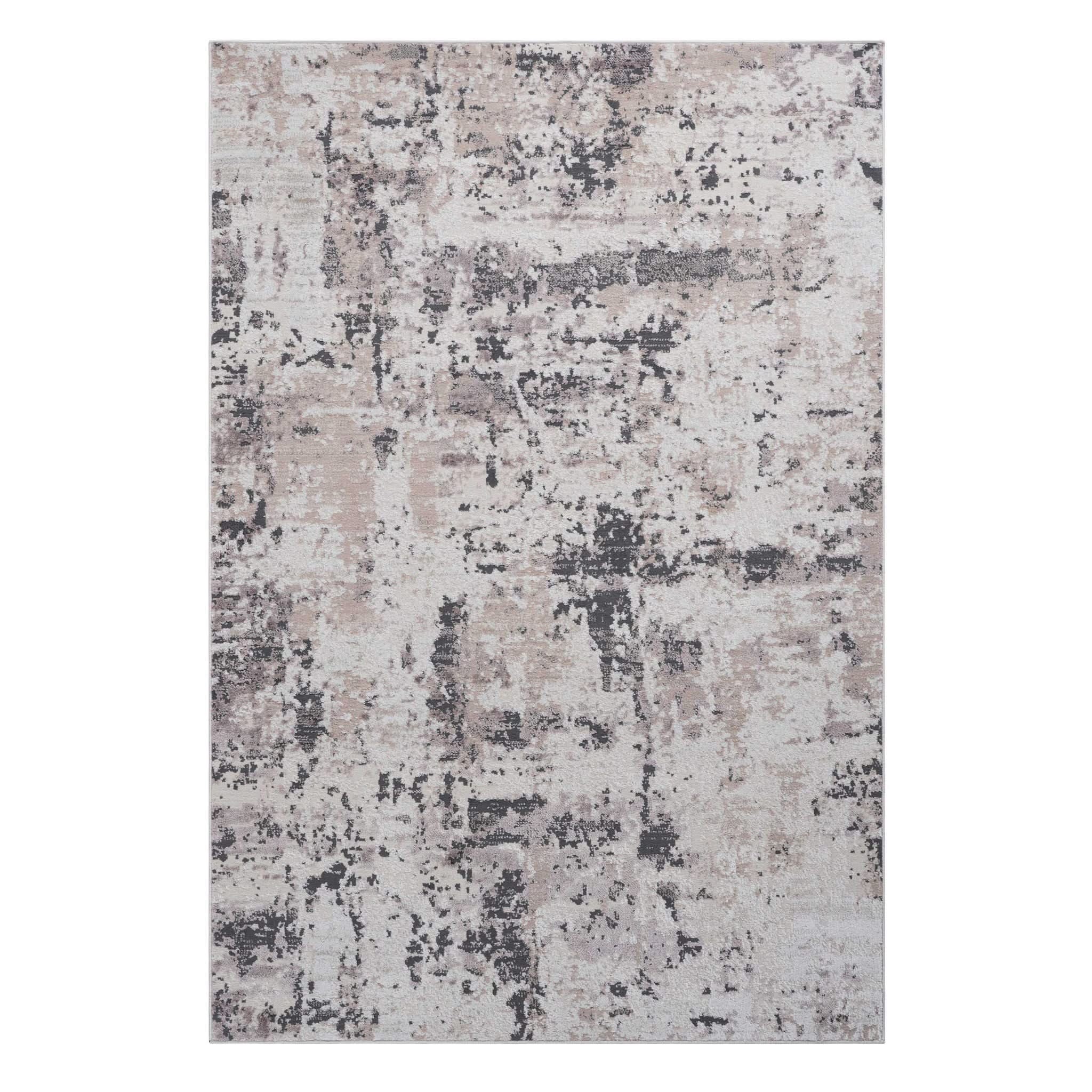 Payas - 6' X 9' Abstract Area Rug - Cream / Brown - Image 4