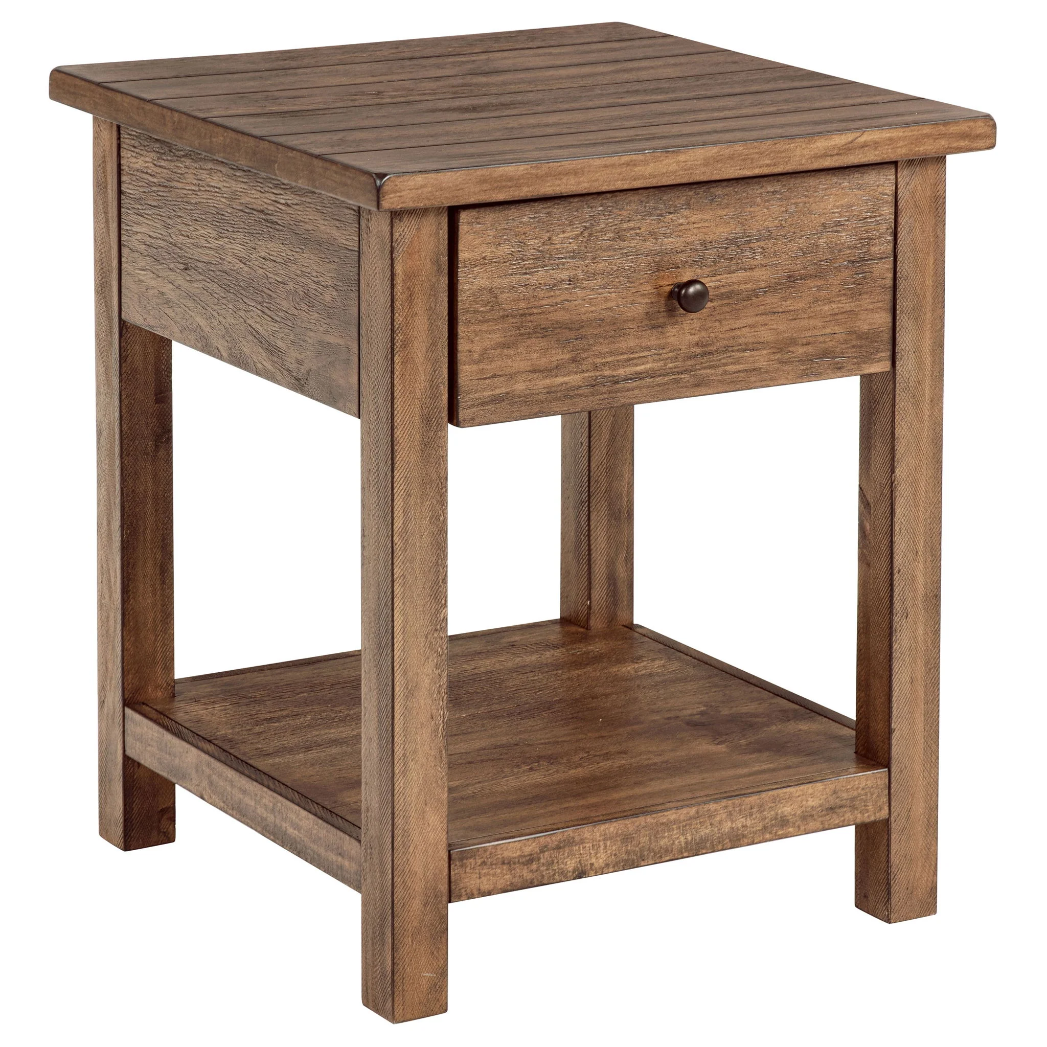 Payne 3-piece Coffee and 1-drawer End Table Set Brown - Image 4