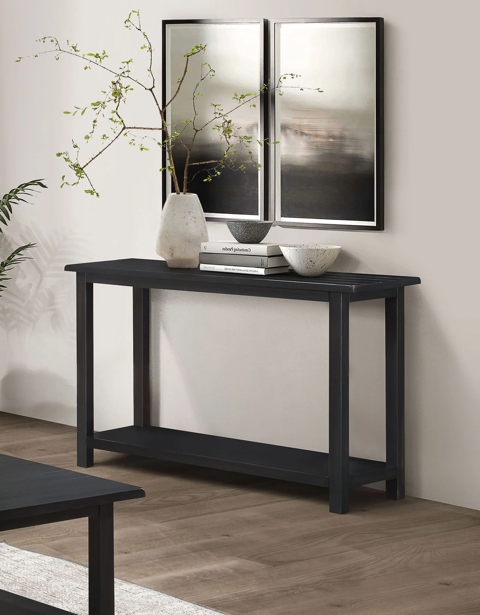 Payne Wood Entryway Sofa Console Table Java - Image 3