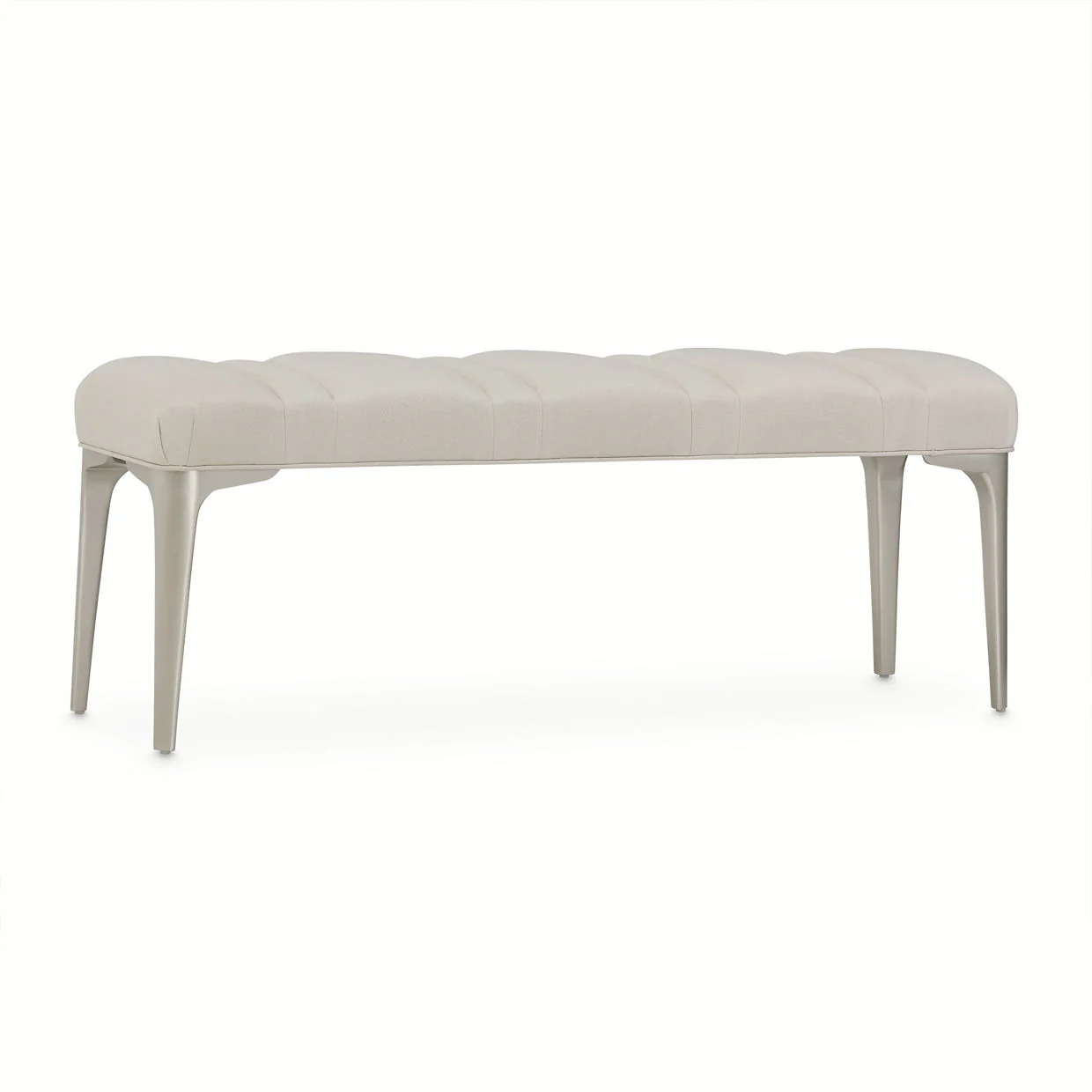 Penthouse - Bed Bench - Frosted Linen / Ash Gray - Image 2