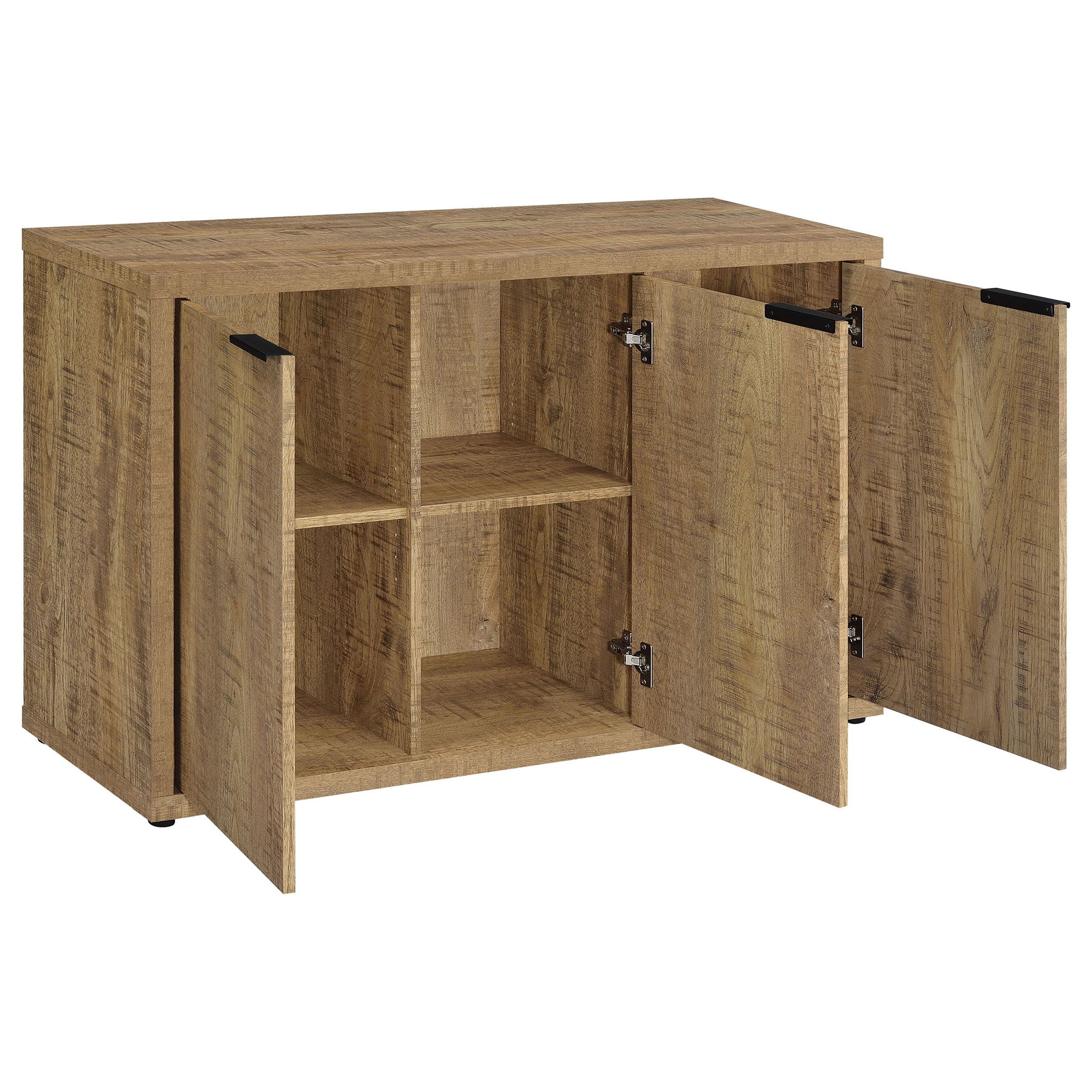 Pepita 3-door Engineered Wood Accent Cabinet Mango Brown - Image 4