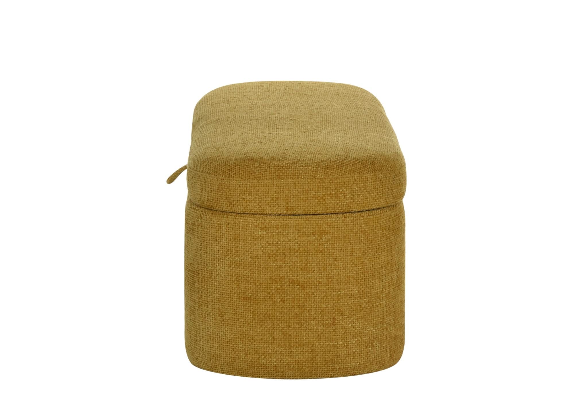 Philipa - Storage Bench - Gold Tweed - Image 2