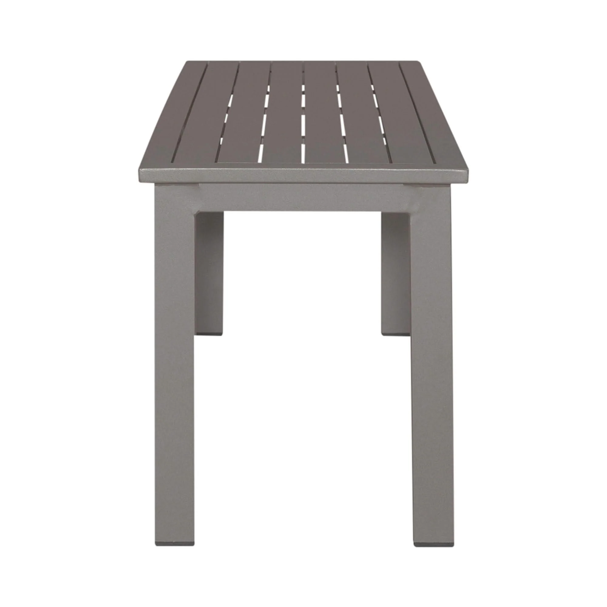 Plantation Key - Outdoor Dining Bench - Granite - Image 2