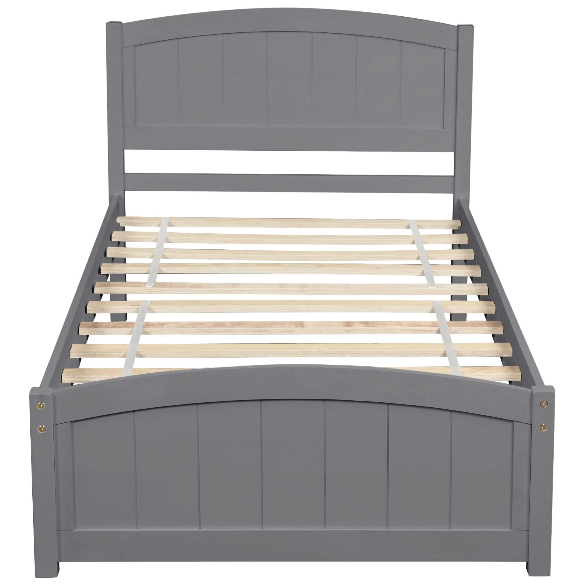 Platform Bed & Headboard, Footboard And Wood Slat Support - Image 11