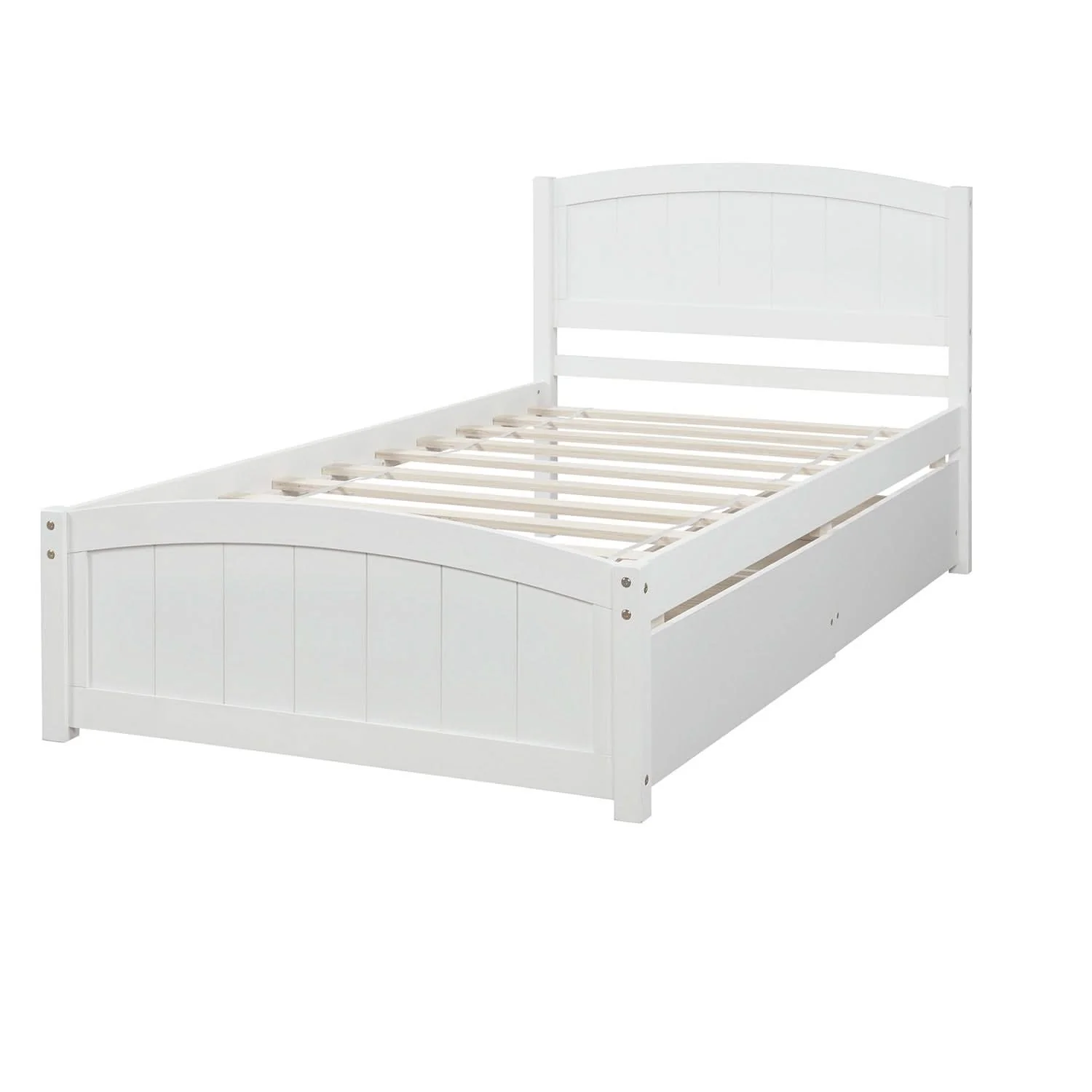 Platform Bed & Headboard, Footboard And Wood Slat Support - Image 16