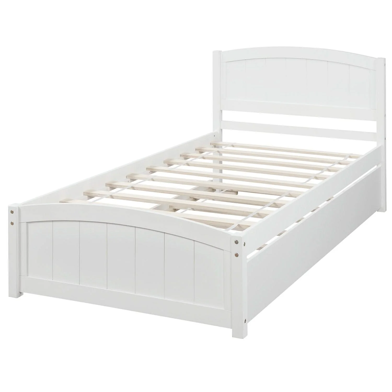 Platform Bed & Headboard, Footboard And Wood Slat Support - Image 23