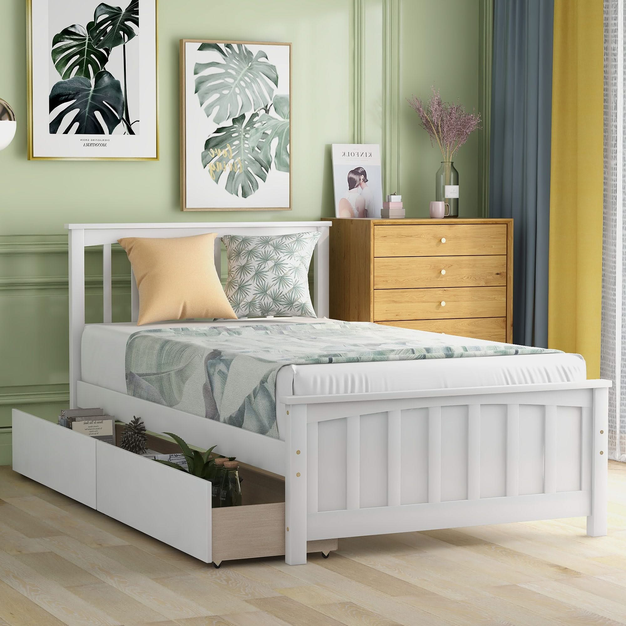 Platform Bed With Two Drawers - Image 2