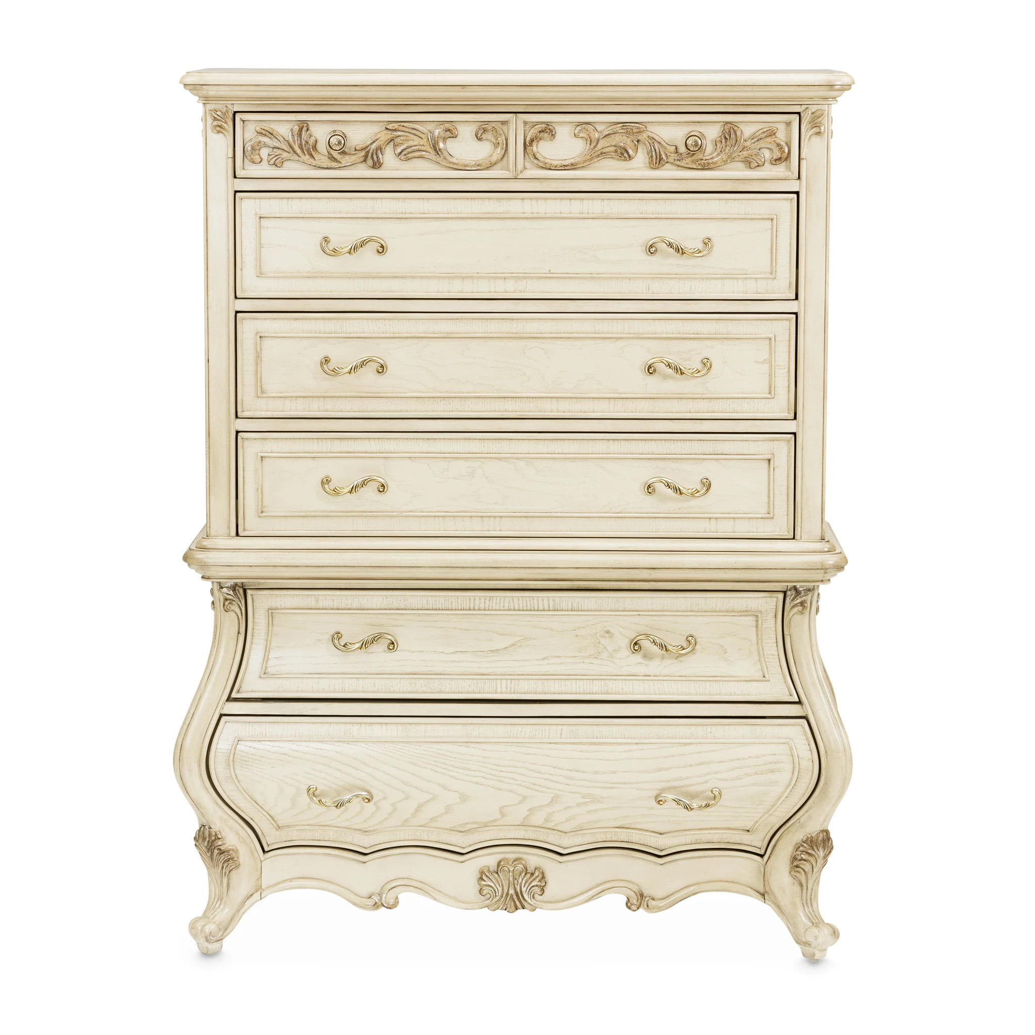 Platine de Royale - 6-Drawer Chest - Champagne - Image 3