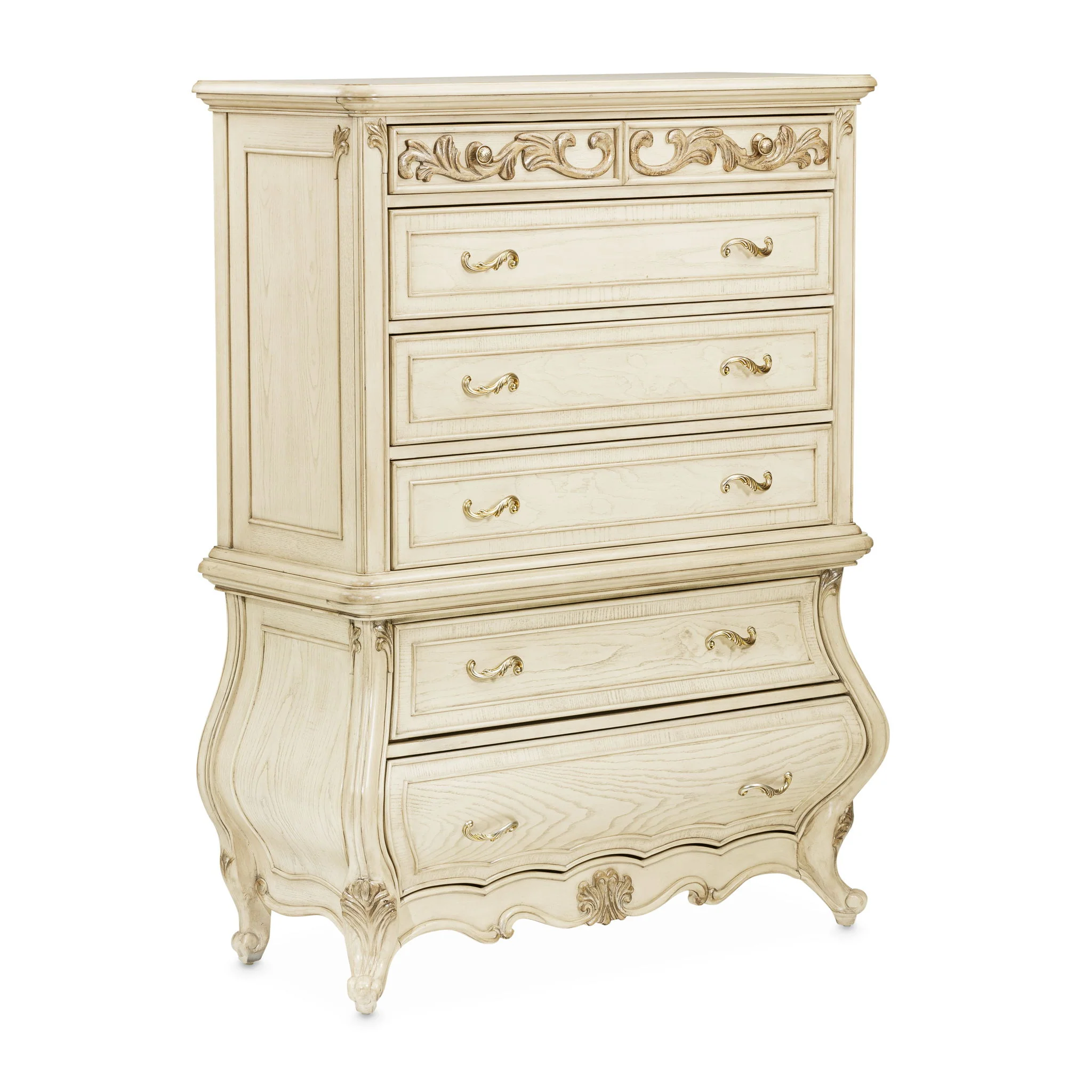 Platine de Royale - 6-Drawer Chest - Champagne - Image 4
