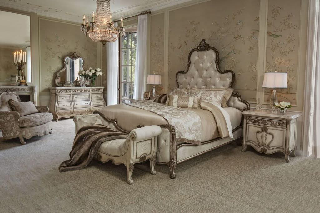 Platine de Royale - Non-Storage Bed Bench - Champagne - Image 3