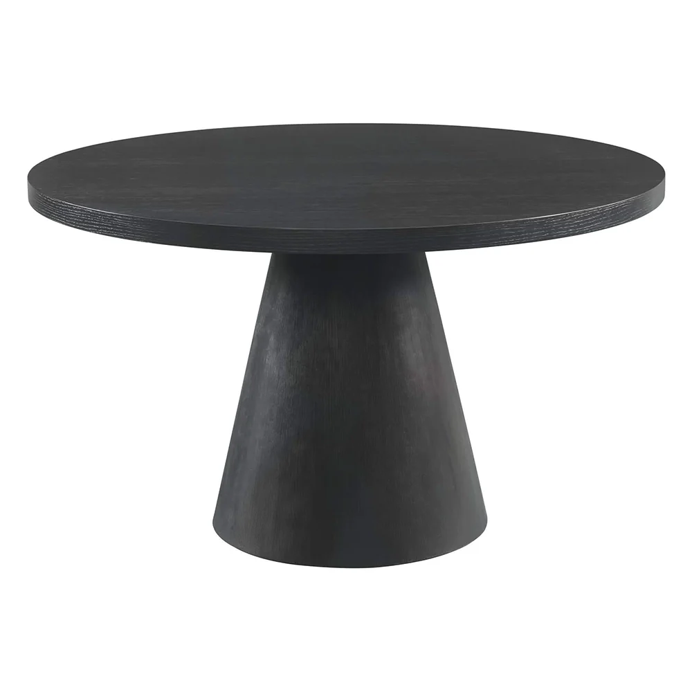 Portland Black Dining Table with Modern Scandinavian Design