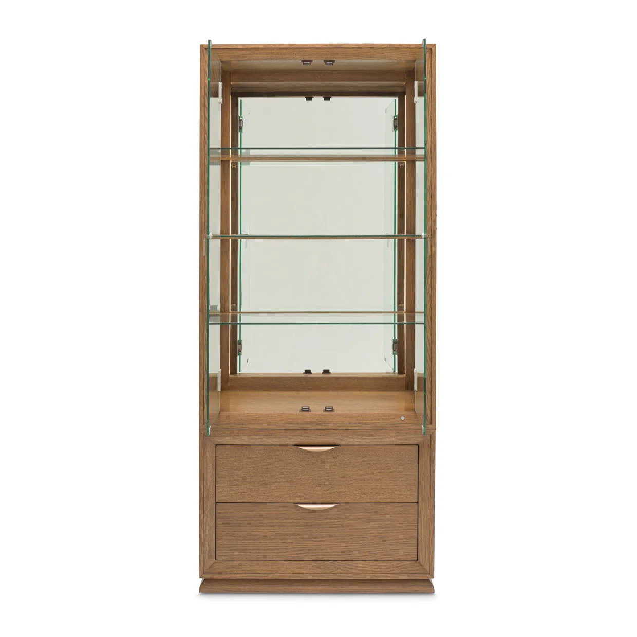 Portrait - Display Cabinet - Sienna Brown - Image 3