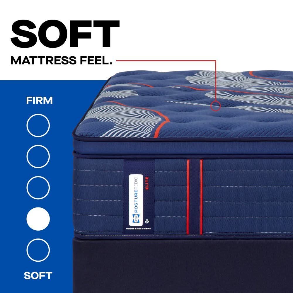 Posturepedic Elite - Albany II Euro Pillow Top Soft Mattress - Image 3