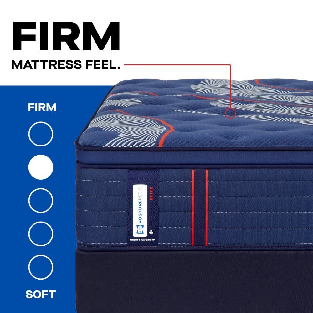 Posturepedic Elite - Brenham II Euro Pillow Top Firm Mattress - Image 4