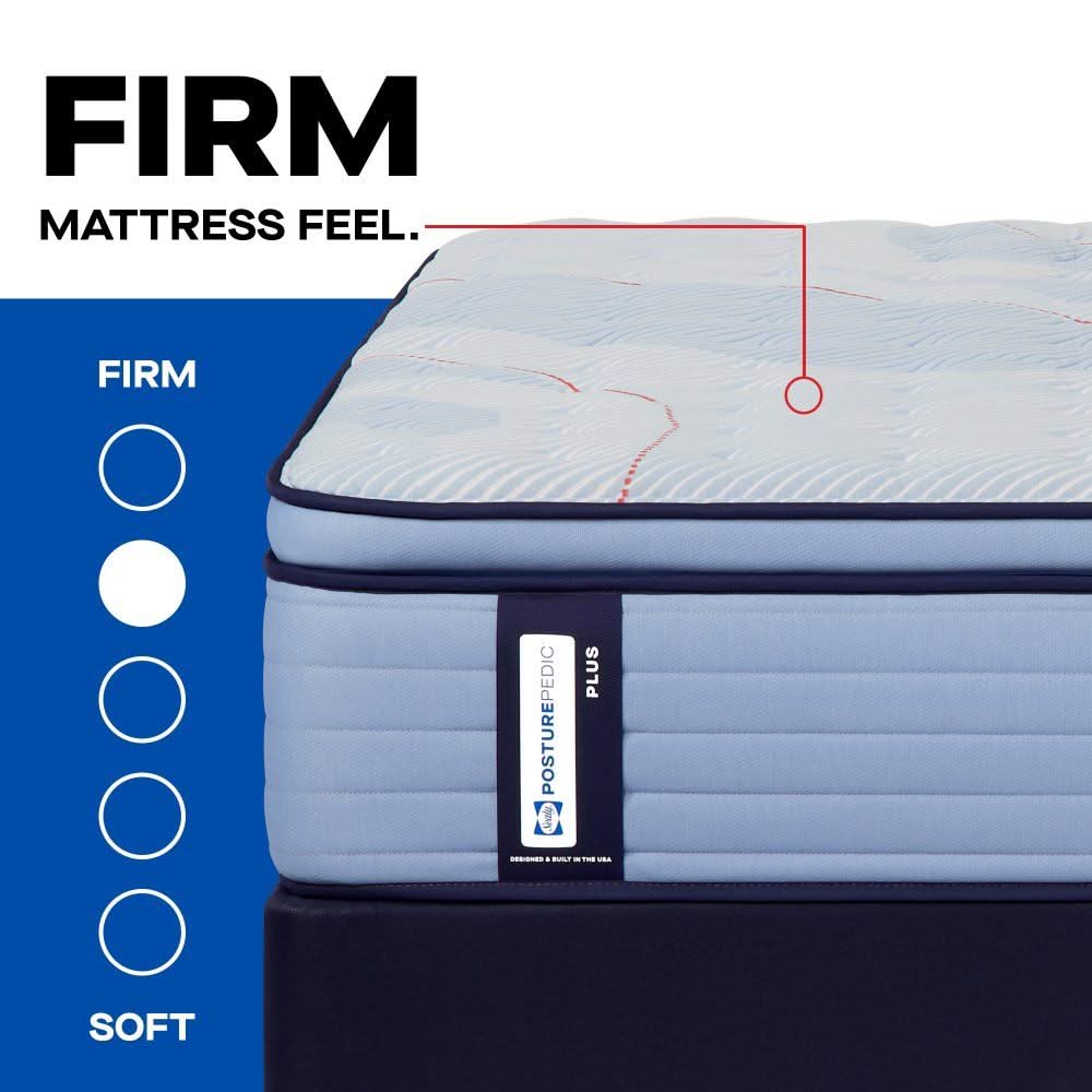 Posturepedic Plus - Paterson II Euro Pillow Top Firm Mattress - Image 4