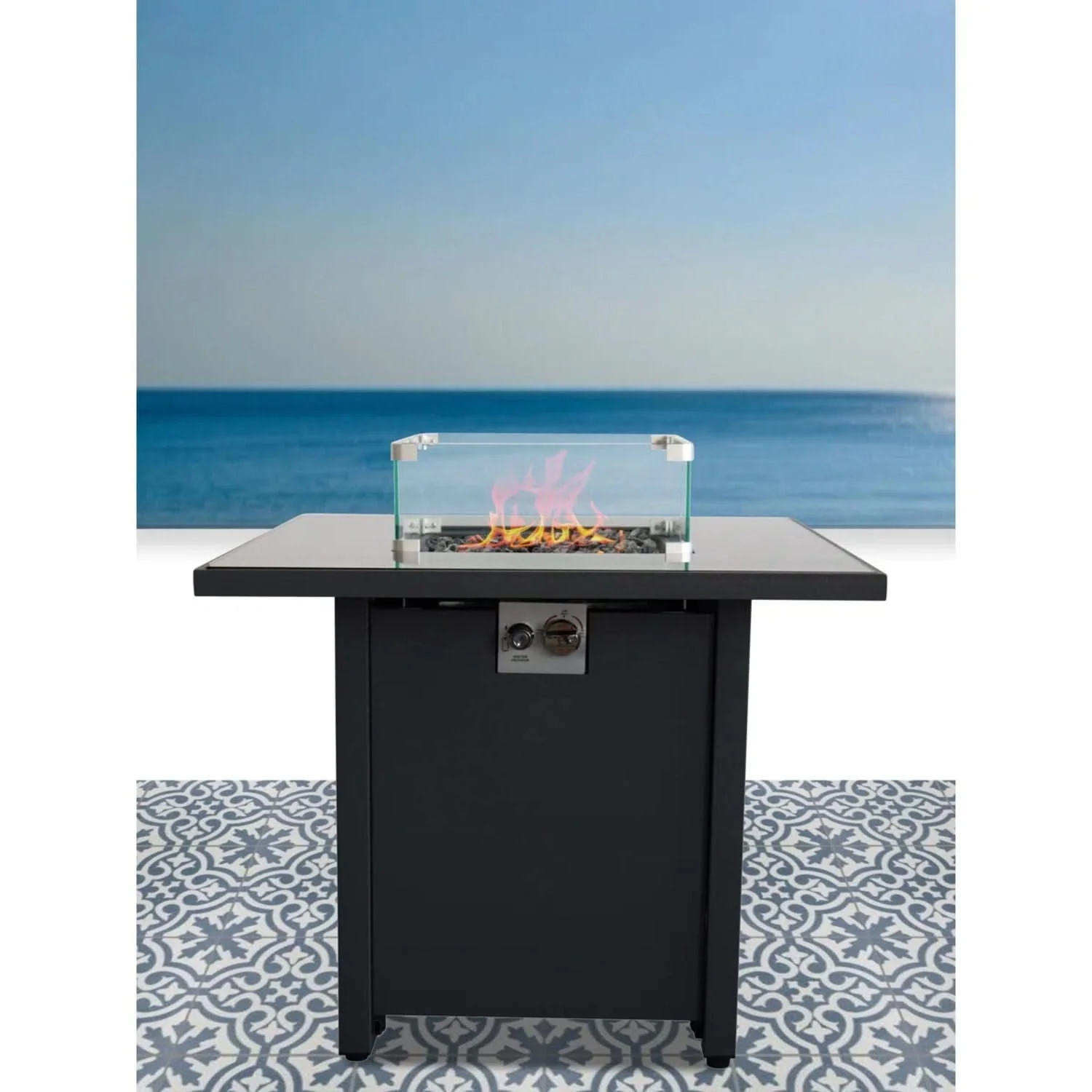 Powdercoated Fire Pit With Top - Image 7