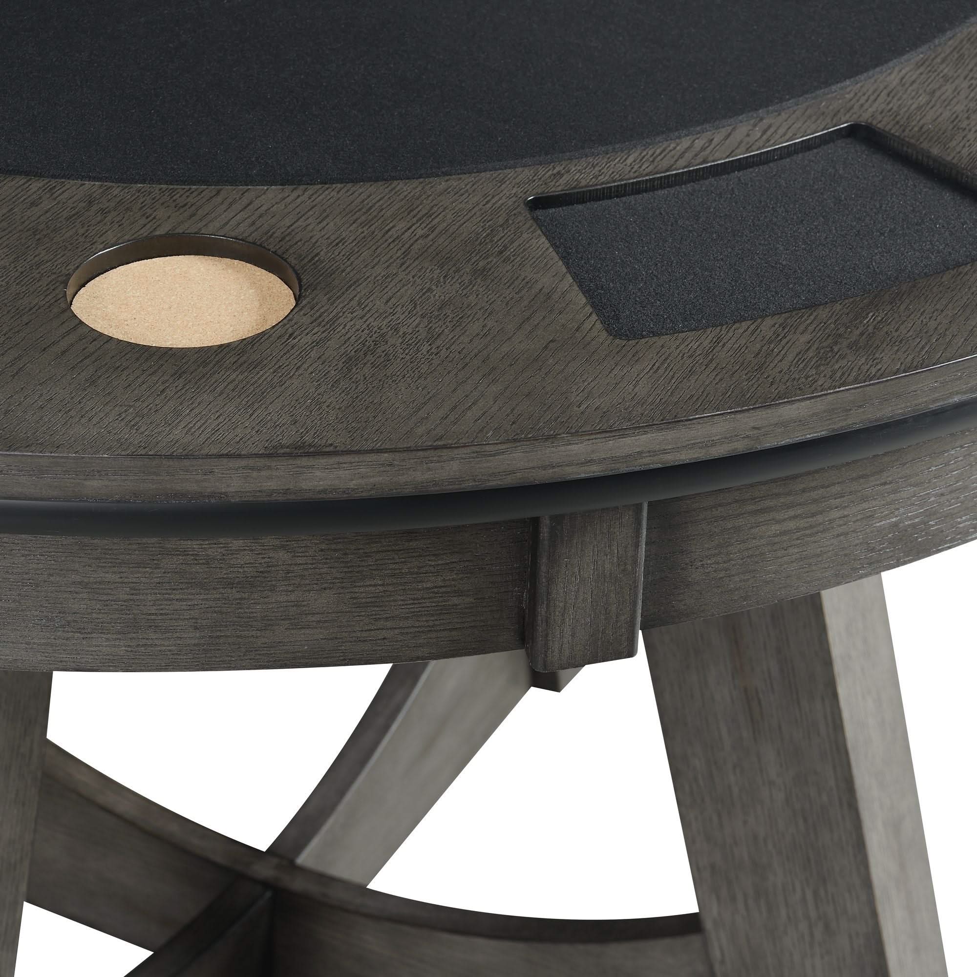 Prince - Round Game Table - Gray - Image 4