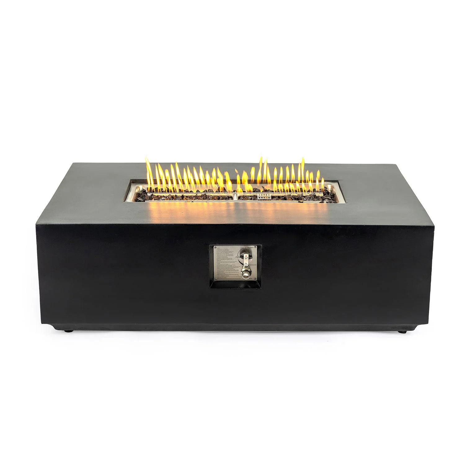 Propane / Natural Gas Fire Pit Table, 50,000 BTU - Charcoal