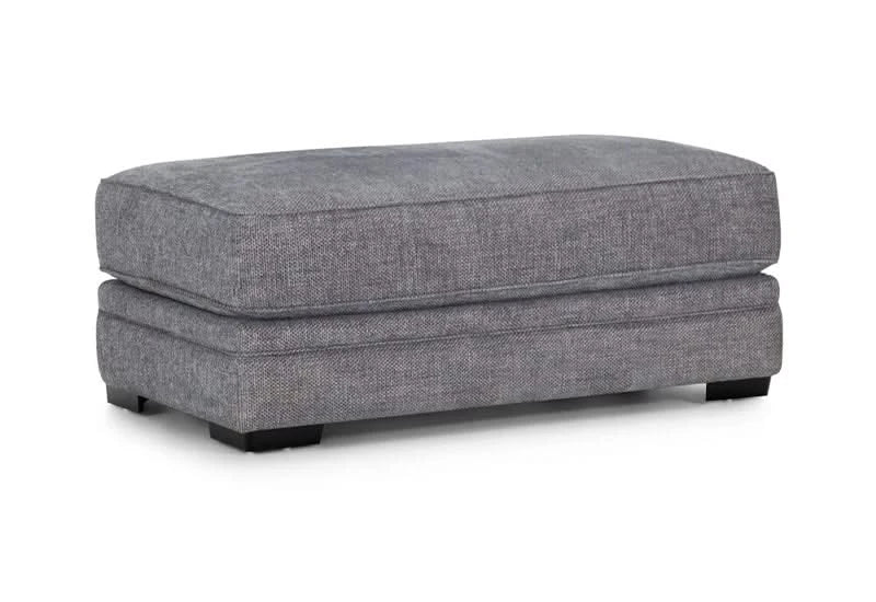 Protege Gray Ottoman with WOW Gel-Blended Foam Cushion - Image 2