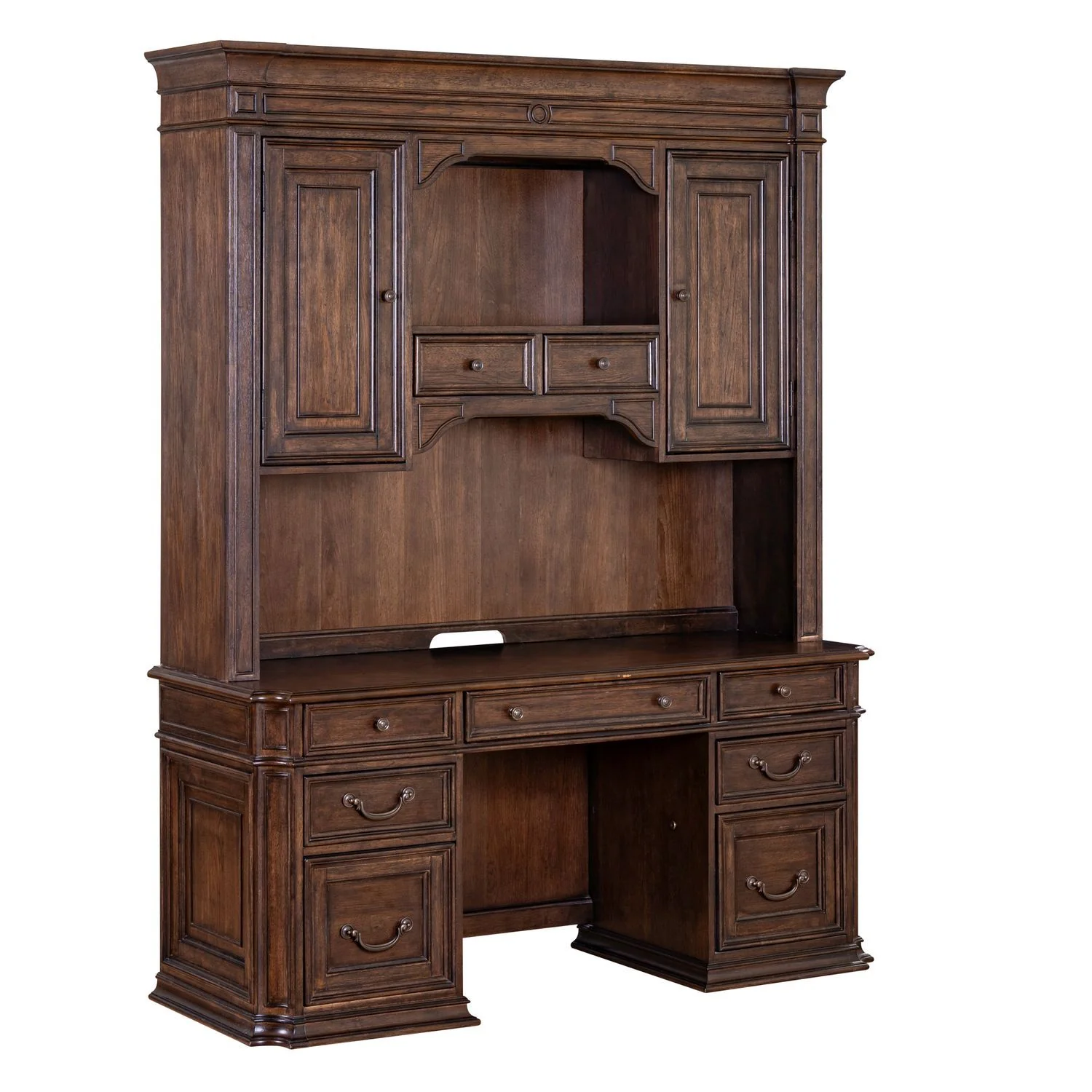 Provence Park - Credenza & Hutch - Chateau Brown - Image 2
