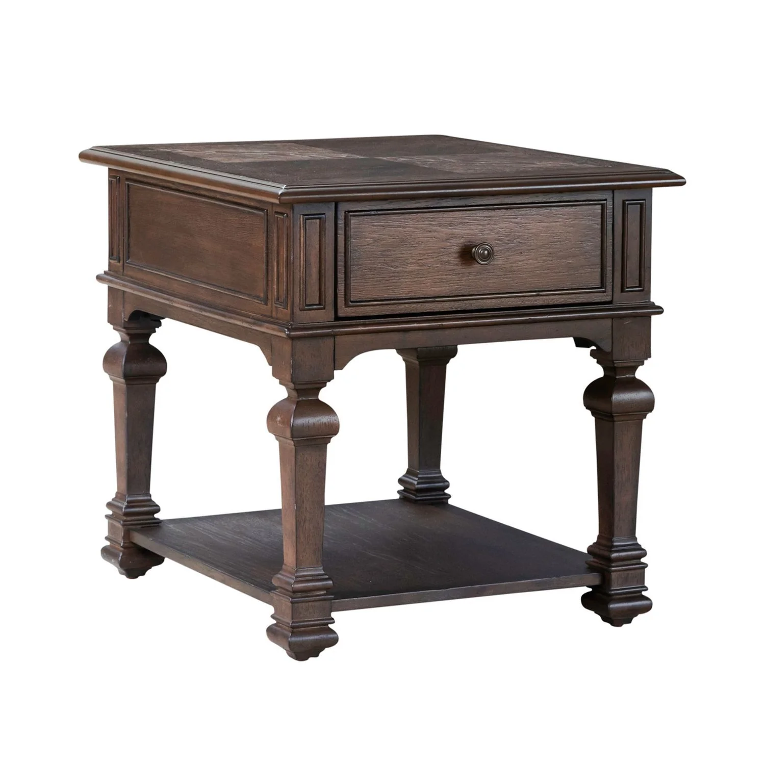 Provence Park - Drawer End Table - Chateau Brown - Image 2